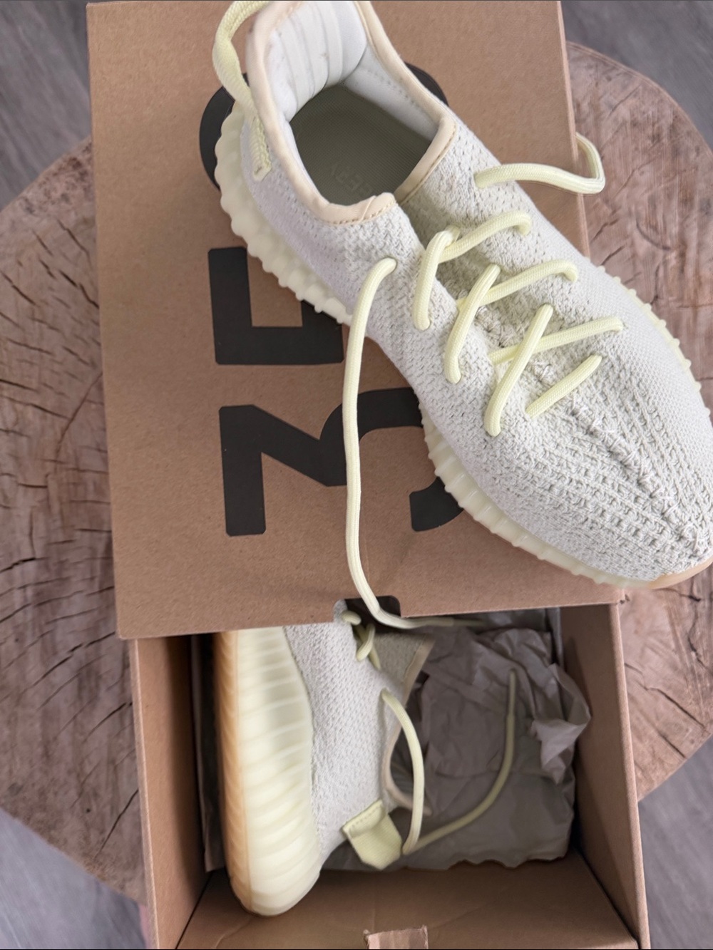 adidas Yeezy Boost 350 V2 in Butter/Tan